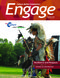 Cover of Engage Magazine Spring 2018 - A dancer in traditional garments performs in a park.