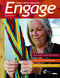 Cover of Engage Magazine Fall 2016 - A person weaves some colourful threads together.