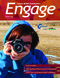 Cover of Engage Magazine Winter 2019 - A person holds up a camera in front of their face.