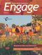 The cover of the Fall 2022 Engage issue, which has a title section that reads ""Culture Builds Community! above the Engage heading and the SaskCulture logo. The cover photo shows a group of people wearing orange clothing, surrounded by orange and purple f