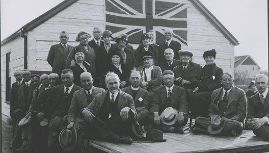 Prince Albert Historical Society members in 1932 at the opening of the Heritage Museum.