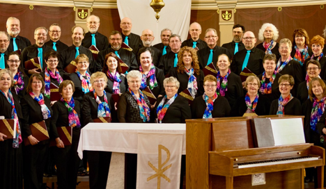 St Peter's Chorus members